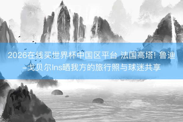 2026在线买世界杯中国区平台 法国高塔! 鲁迪-戈贝尔Ins晒我方的旅行照与球迷共享